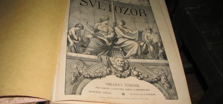 Stará kniha Světozor, obrazový týdeník 1894
